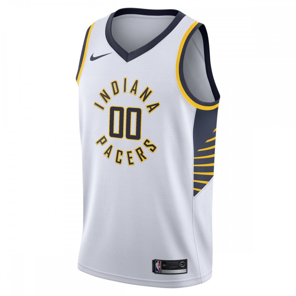 Indiana Pacers 2020/21 Swingman Custom Jersey - Association Edition - White-Pro Kit Vault | Brand New 26/27 Sports Jerseys